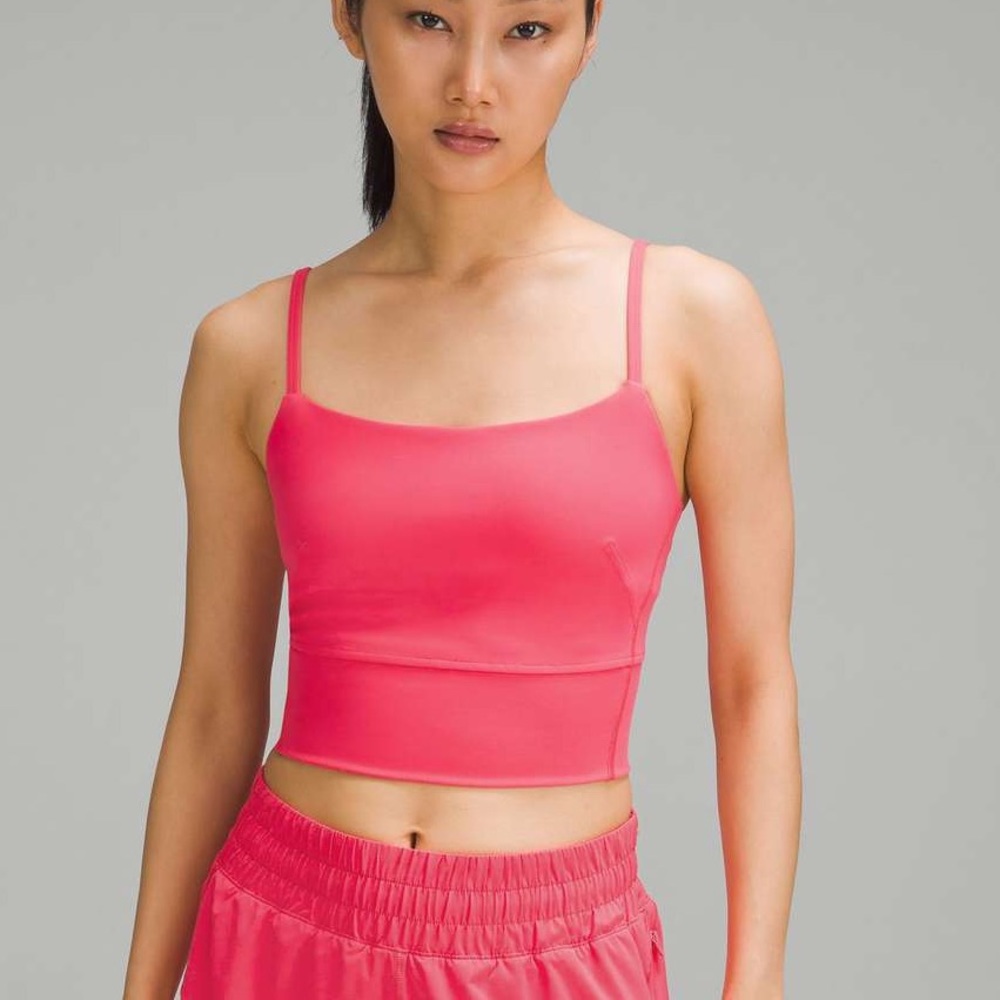 Wunder Train Strappy Tank- Lip Gloss